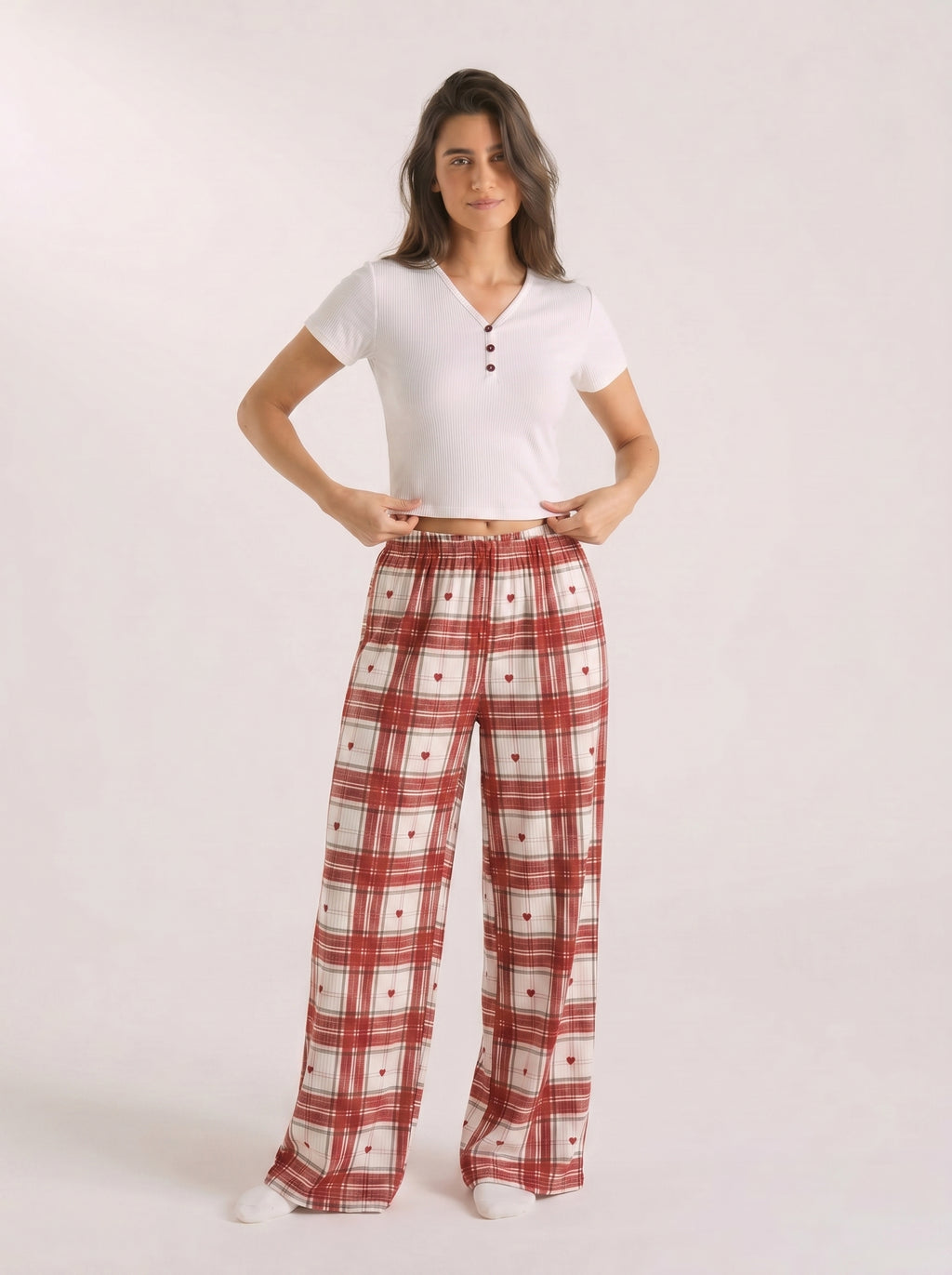 Cherry Hearts pj