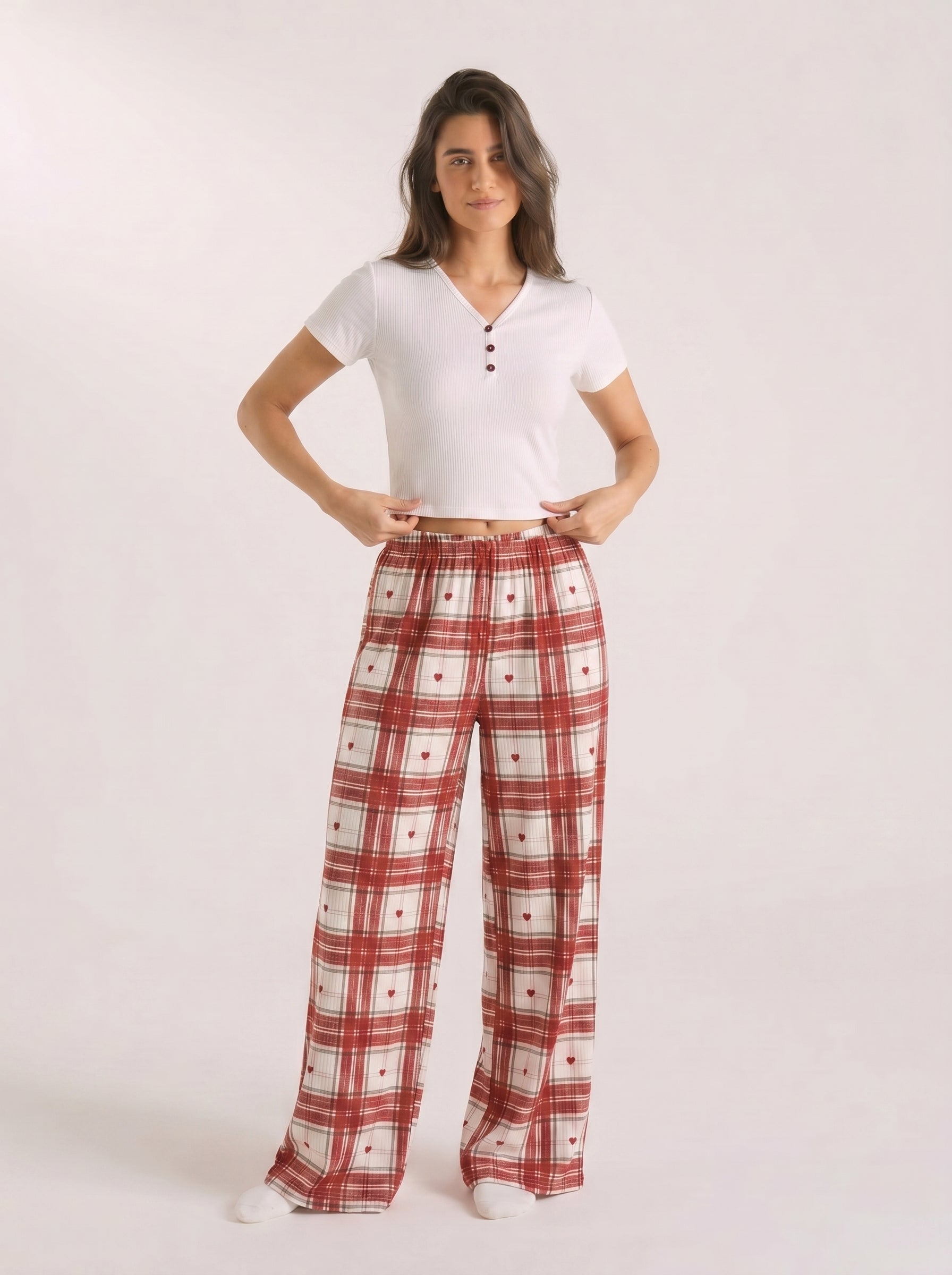 Cherry Hearts pj