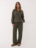 Olive knit set