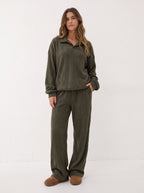 Olive knit set